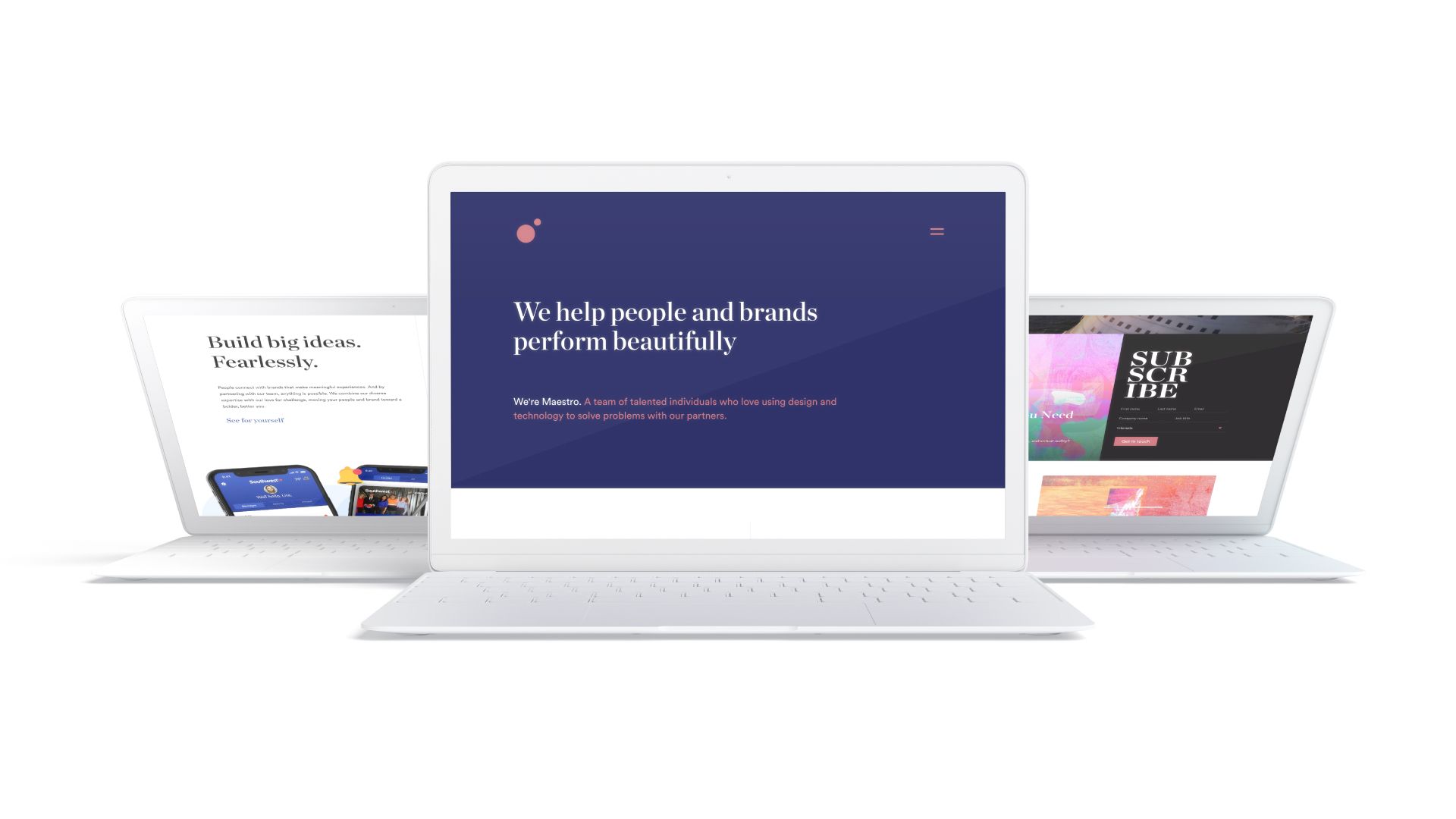 old site and new site image